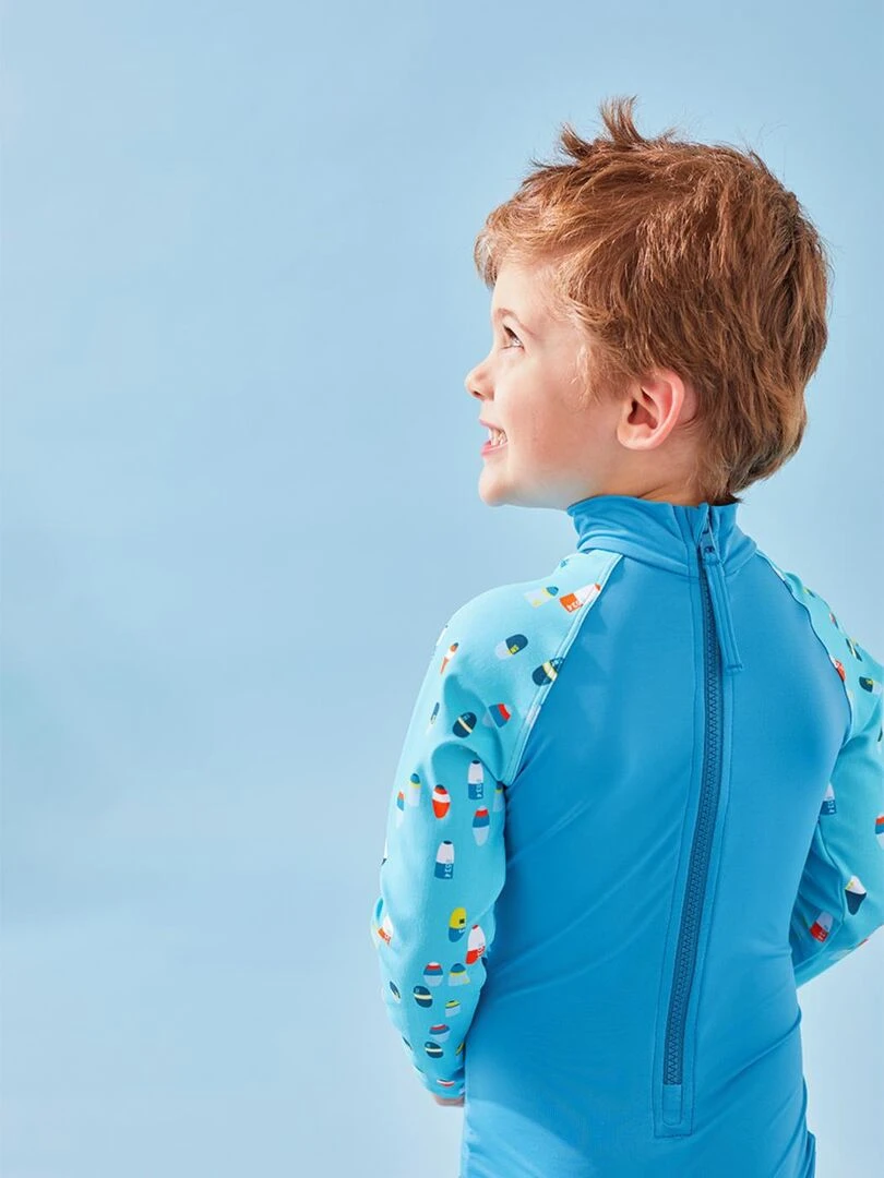 Combi UV à imprimés    Archimède   Bleu