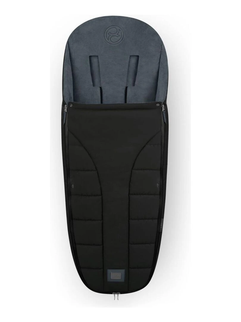 Chancelière hiver premium pour poussettes Mios et Priam Deep Noir Noir