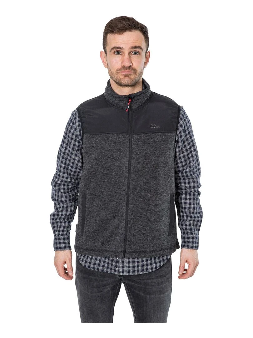 Trespass   Veste polaire sans manches LEAFMINER   Noir ébène