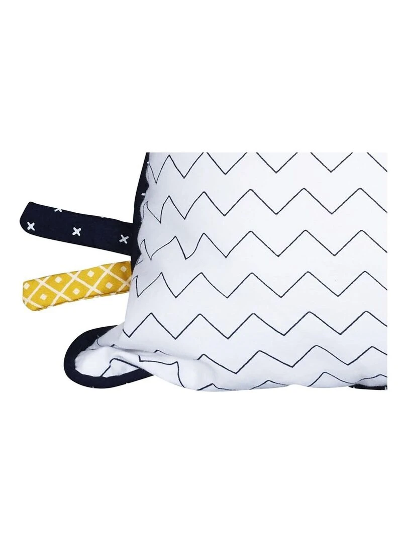 Coussin rectangulaire en coton blanc   SAUTHON   Blanc