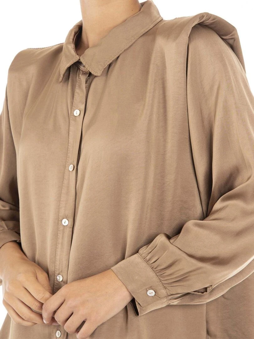 Chemisier chemise CHARLOTTE   Gérard Pasquier   Marron noisette