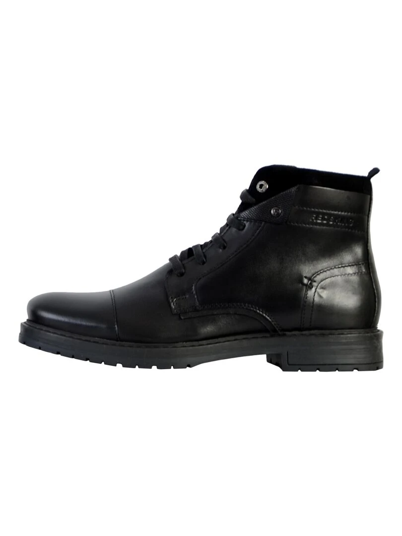 Bottine Cuir Redskins Notif Noir