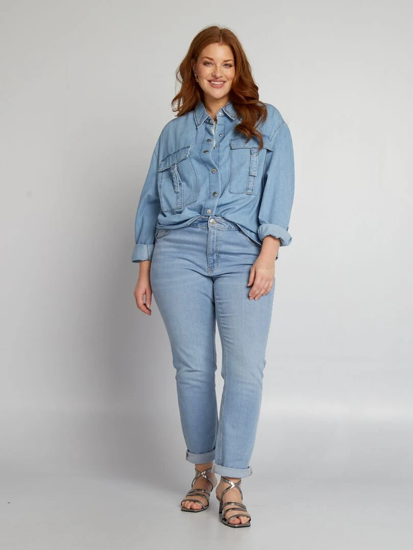 Surchemise en jean Bleu