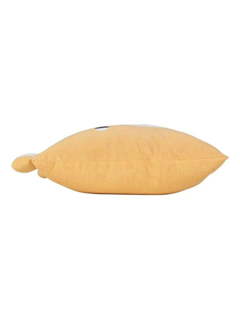 Coussin 40x40 cm Lionceau coton   Jaune