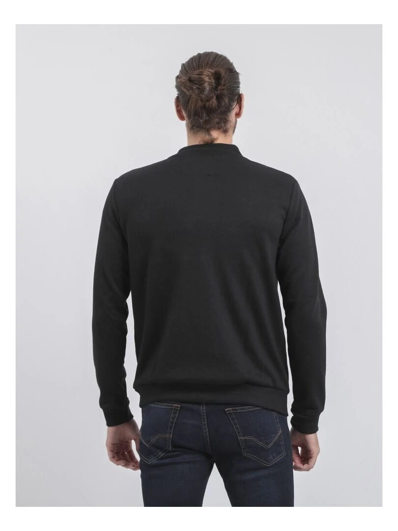 Gilet zippé col montant WITS Noir