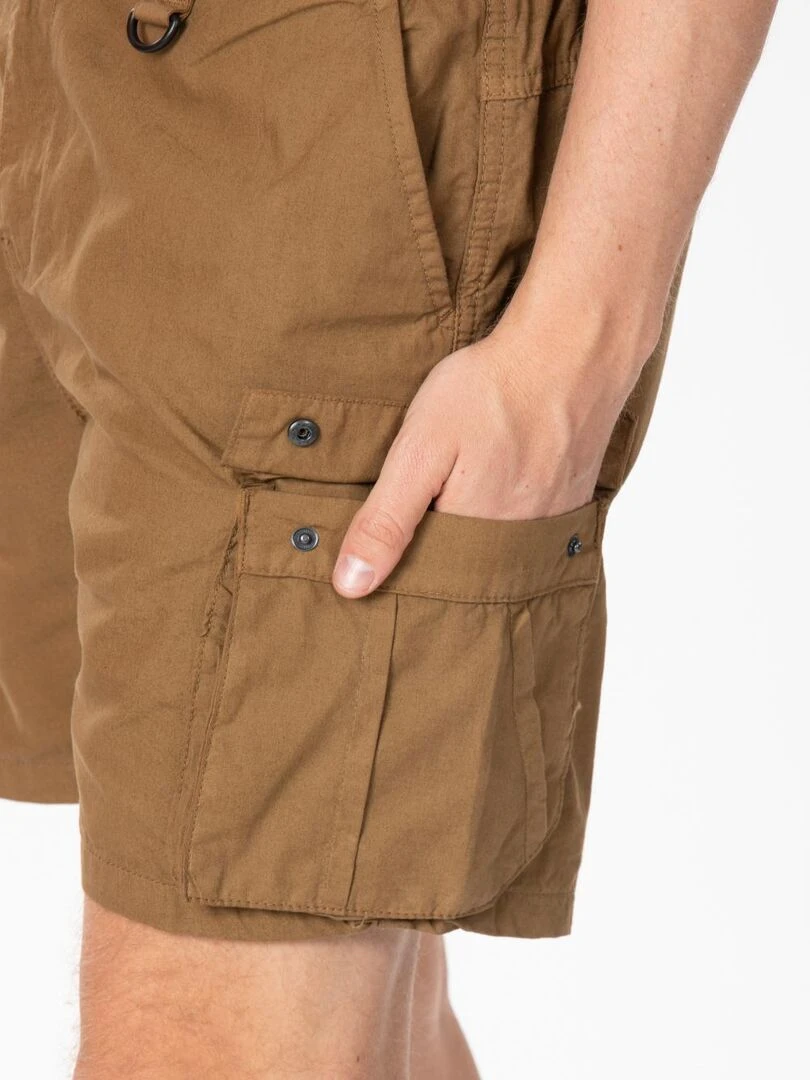 Bermuda coton coupe cargo ASHER 'Rica Lewis' Marron