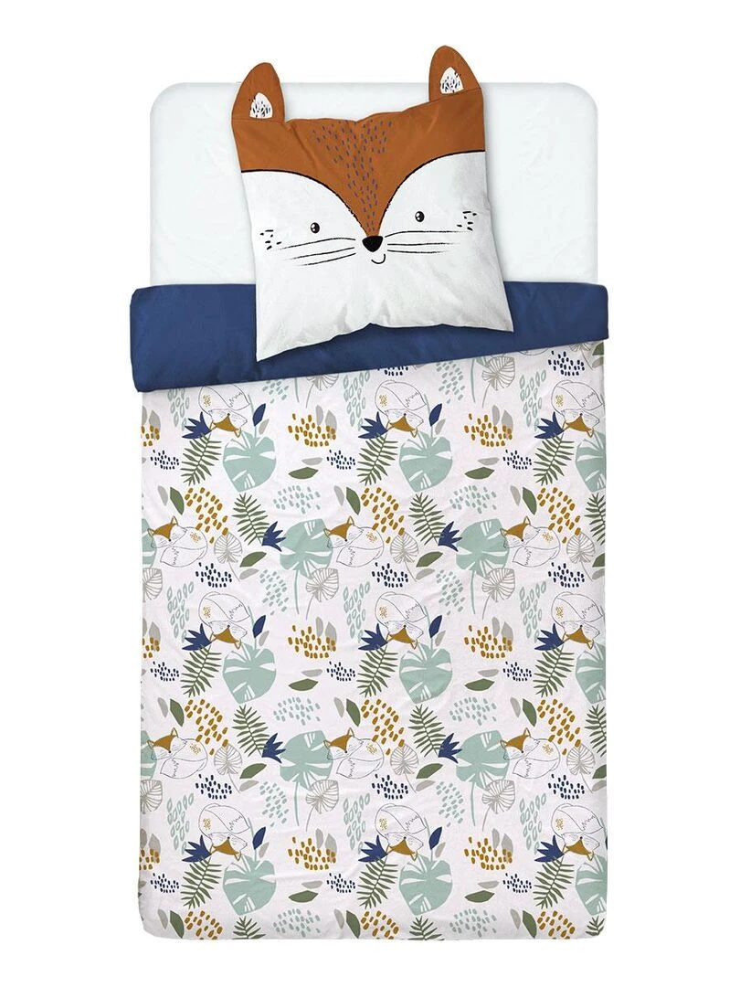 Housse de couette enfant + taie d'oreiller Astro   Bleu