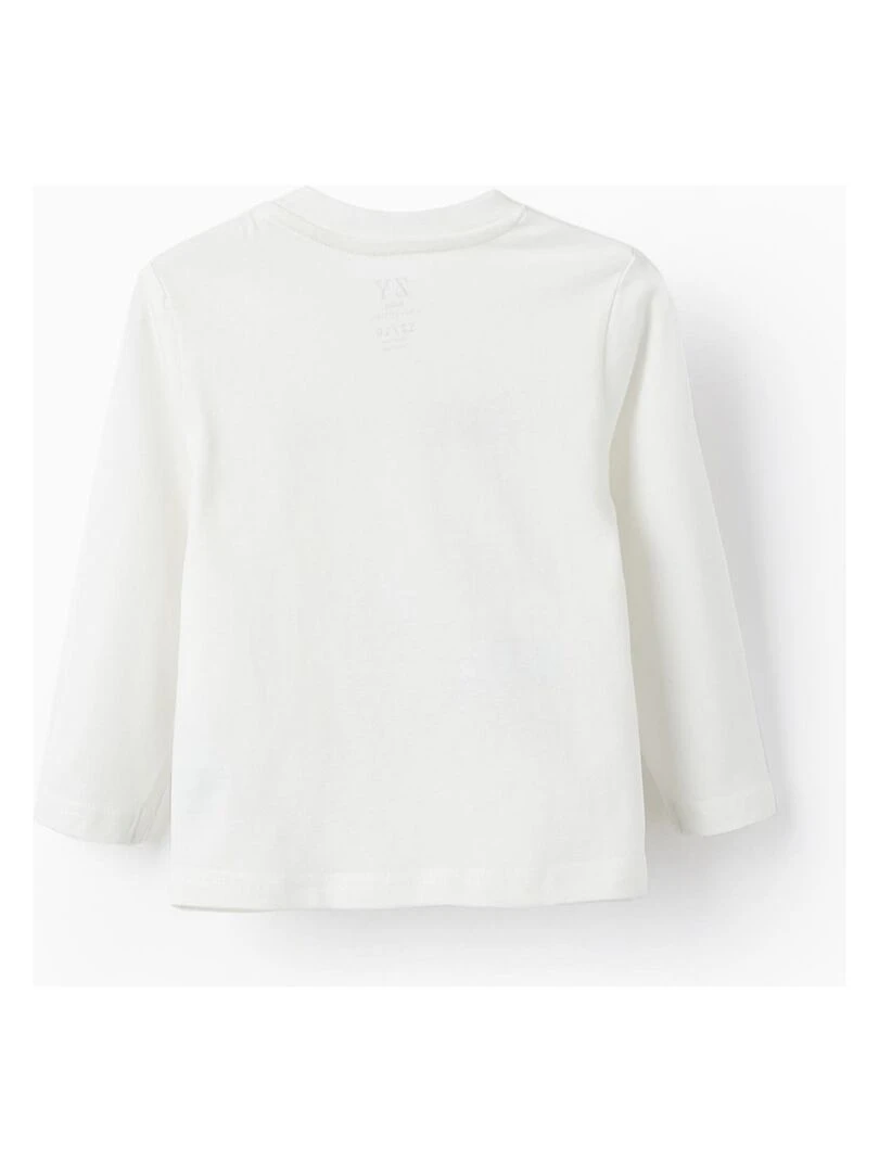 T shirt en coton pour bébé garçon 'Royals off Duty' manches longues ROYALS OFF DUTY Blanc