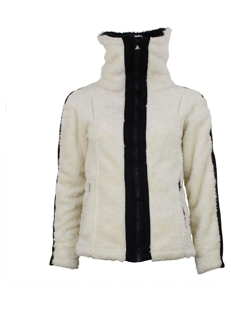 Blouson polaire femme AREVA   Ecru