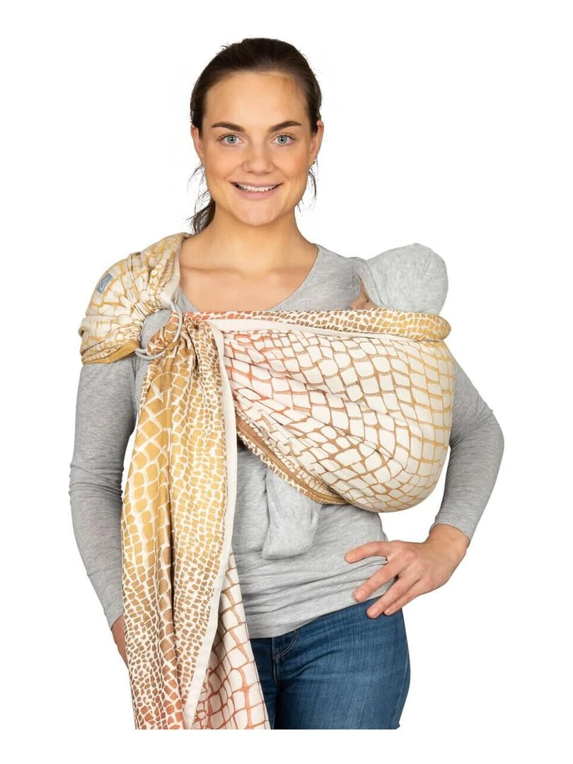 Hoppediz Écharpe de portage Ring Sling (bio) Marron clair