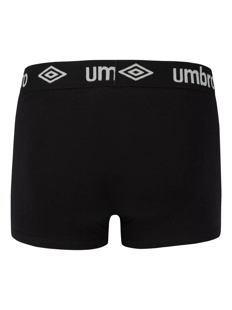 Lot de 3 Boxers coton uni homme Umbro   Noir