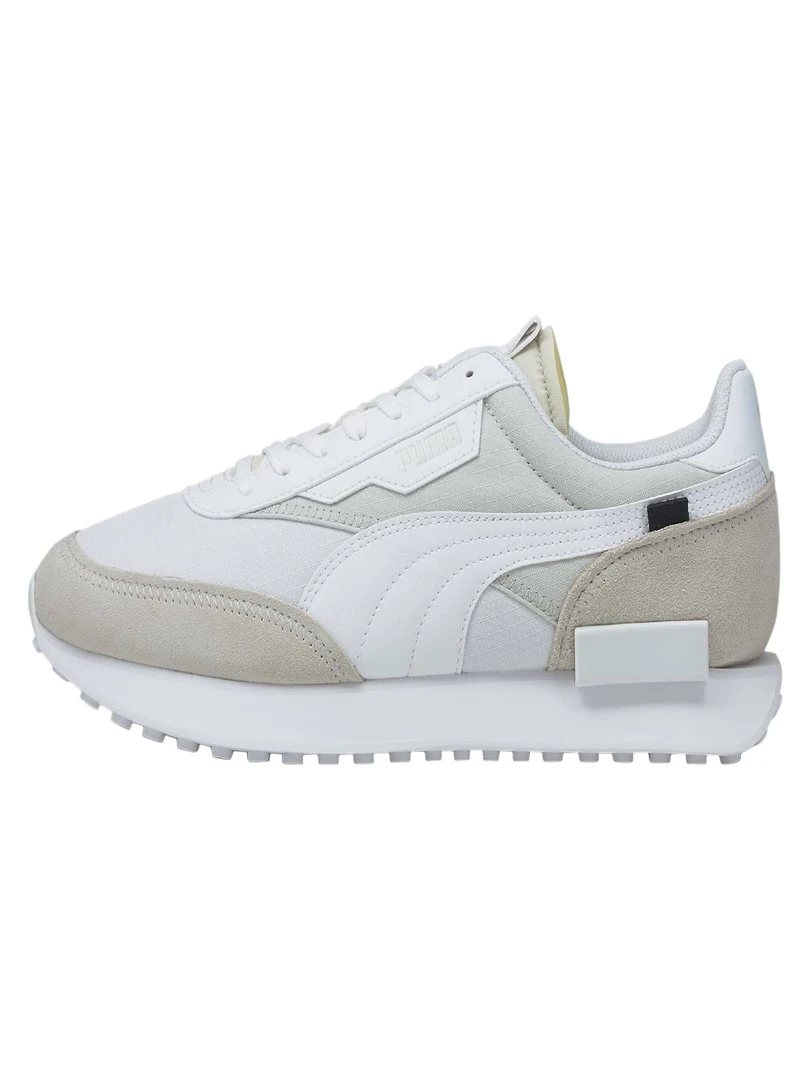 Basket Cuir Puma Future Rider Play On Blanc