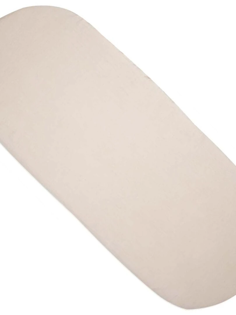 Drap housse couffin ovale en gaze de coton Jeanne Beige