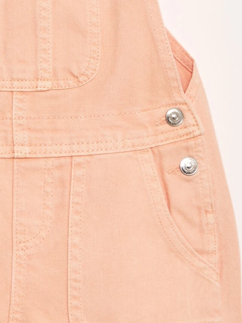 Salopette en jean   Orange