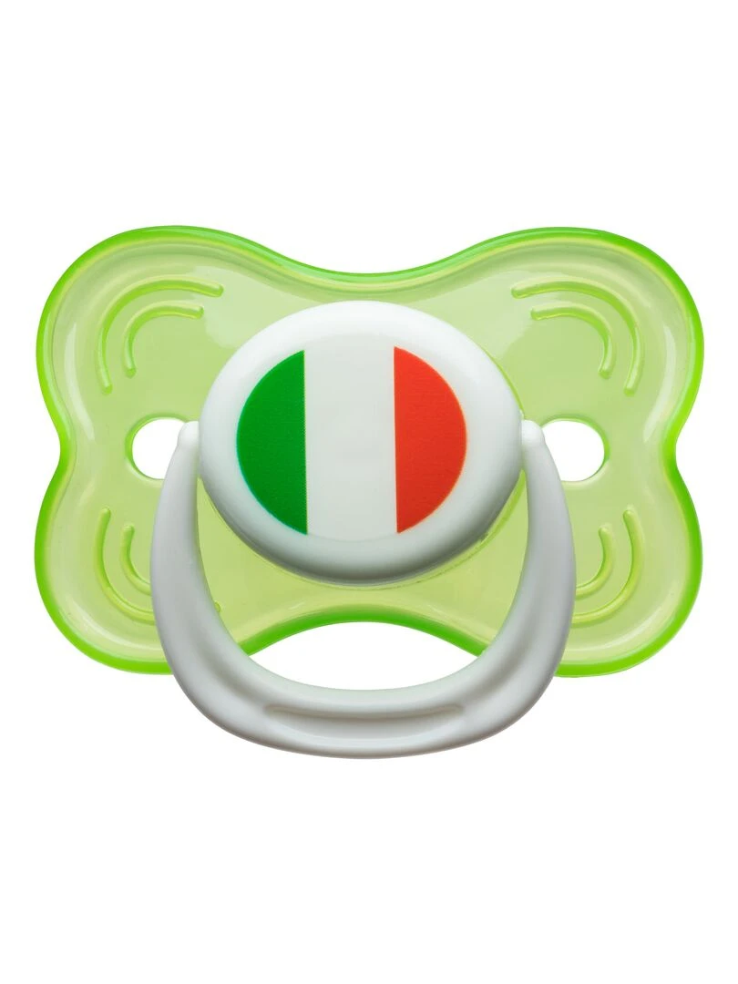 Sucette Foot Italie 3ème âge Vert