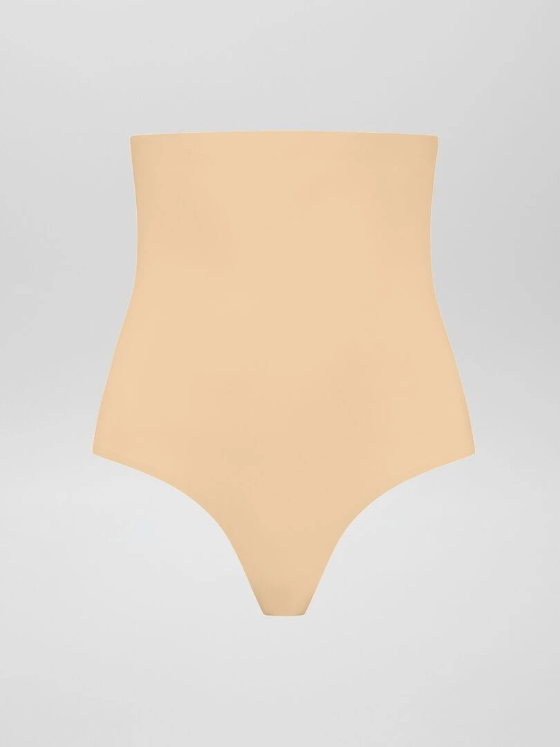 String taille haute sculptant 'Bye Bra'   beige