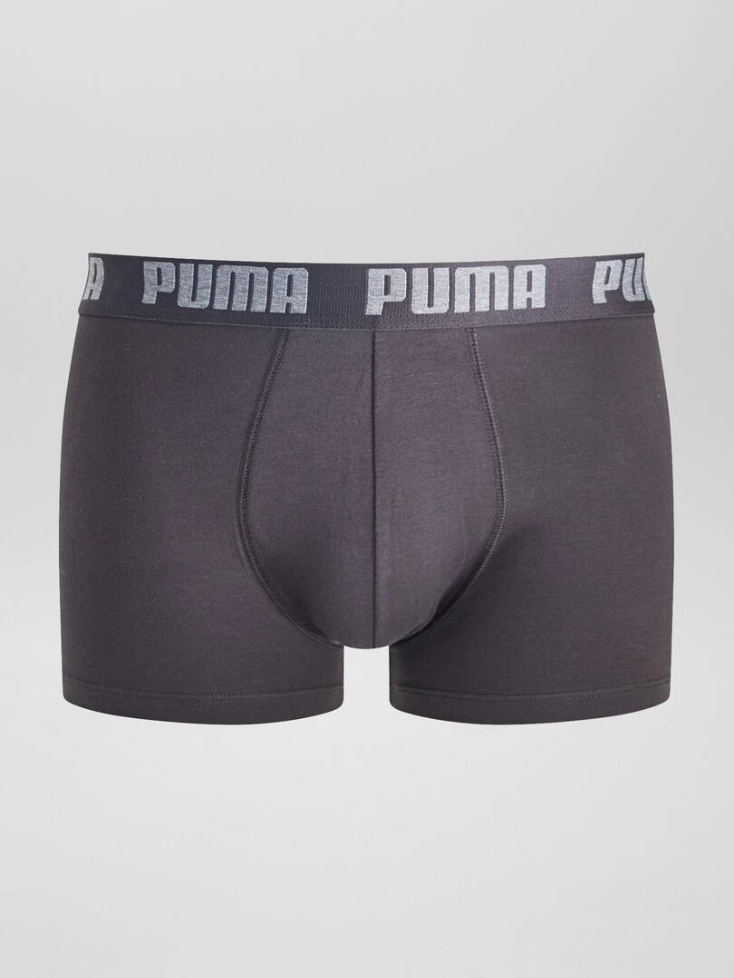 Boxers 'Puma' Lot de 4 Blanc/gris/noir