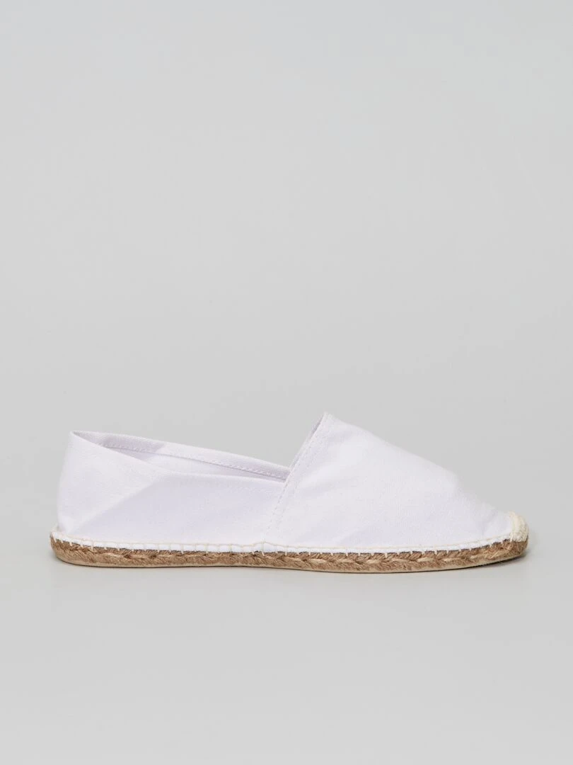Espadrilles en toile blanc