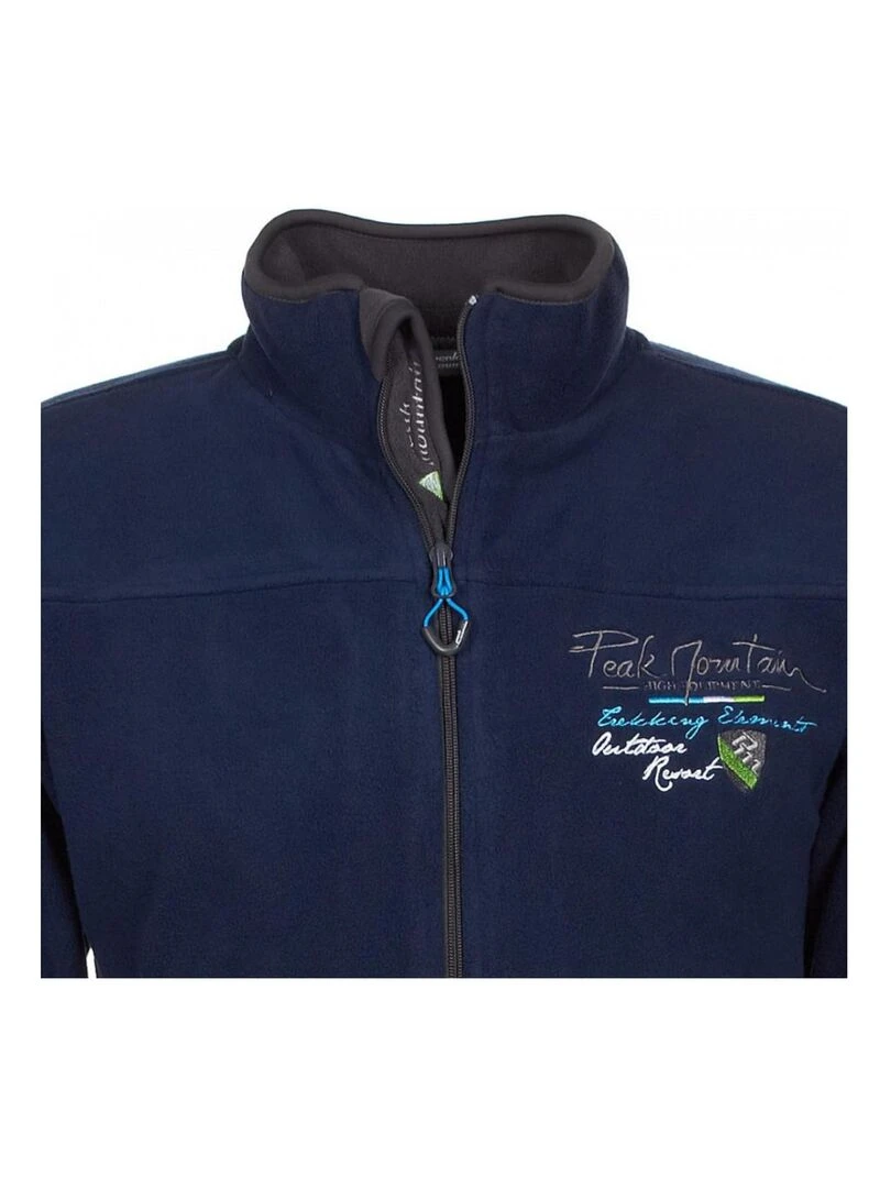Blouson polaire homme CONAN   PEAK MOUNTAIN   Bleu marine