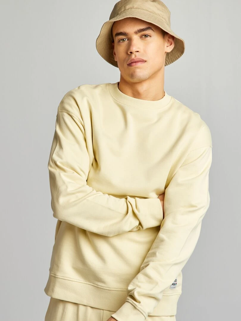 Sweat en molleton Beige