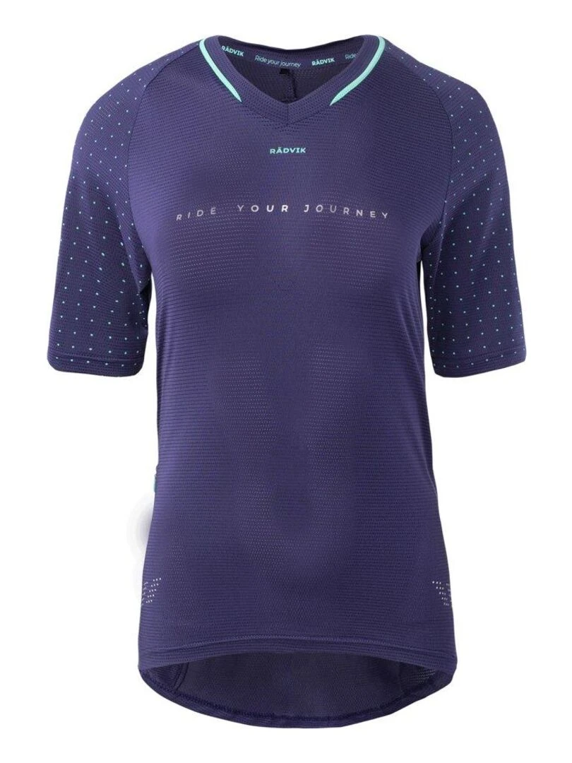 Radvik Maillot de cyclisme YANKEE Violet foncé
