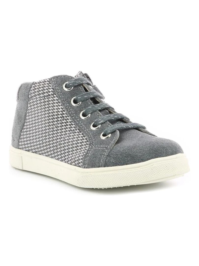 Sneakers hautes Cuir Yupimid Gris