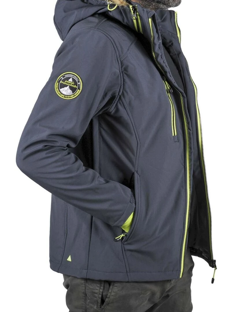 Blouson de ski homme CASADA   PEAK MOUNTAIN   Gris