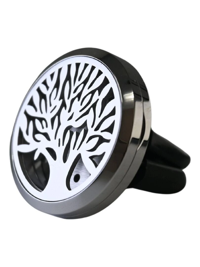 Bijou diffuseur Aromathérapie Voiture : Élégance et Voyage Sensoriel Arbre de vie Gris
