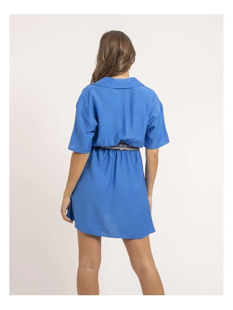 Robe courte IKONA Bleu