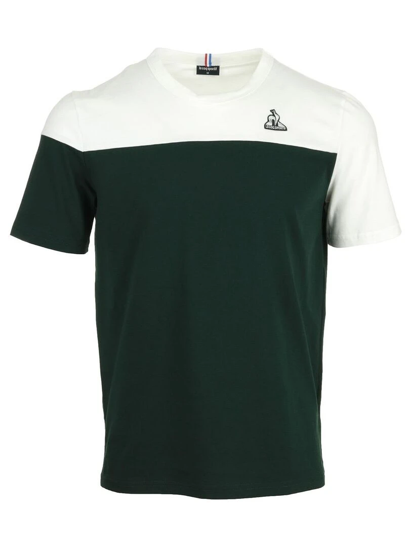 T shirt Le Coq Sportif Bat Tee Ss N°3 Blanc