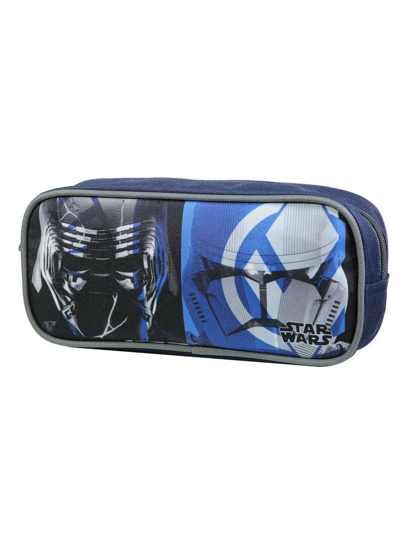BAGTROTTER Trousse scolaire rectangulaire Disney Star Wars Bleu Multicolore