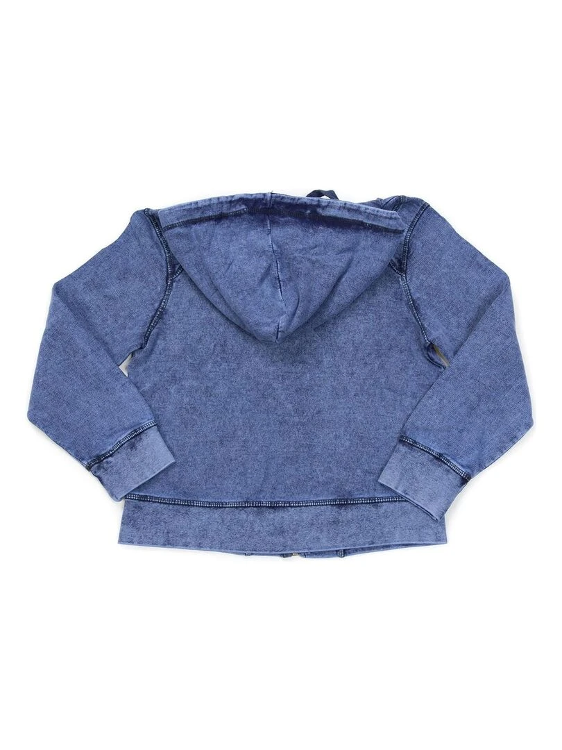 SWEAT ZIPPE WINTER BOY Bleu