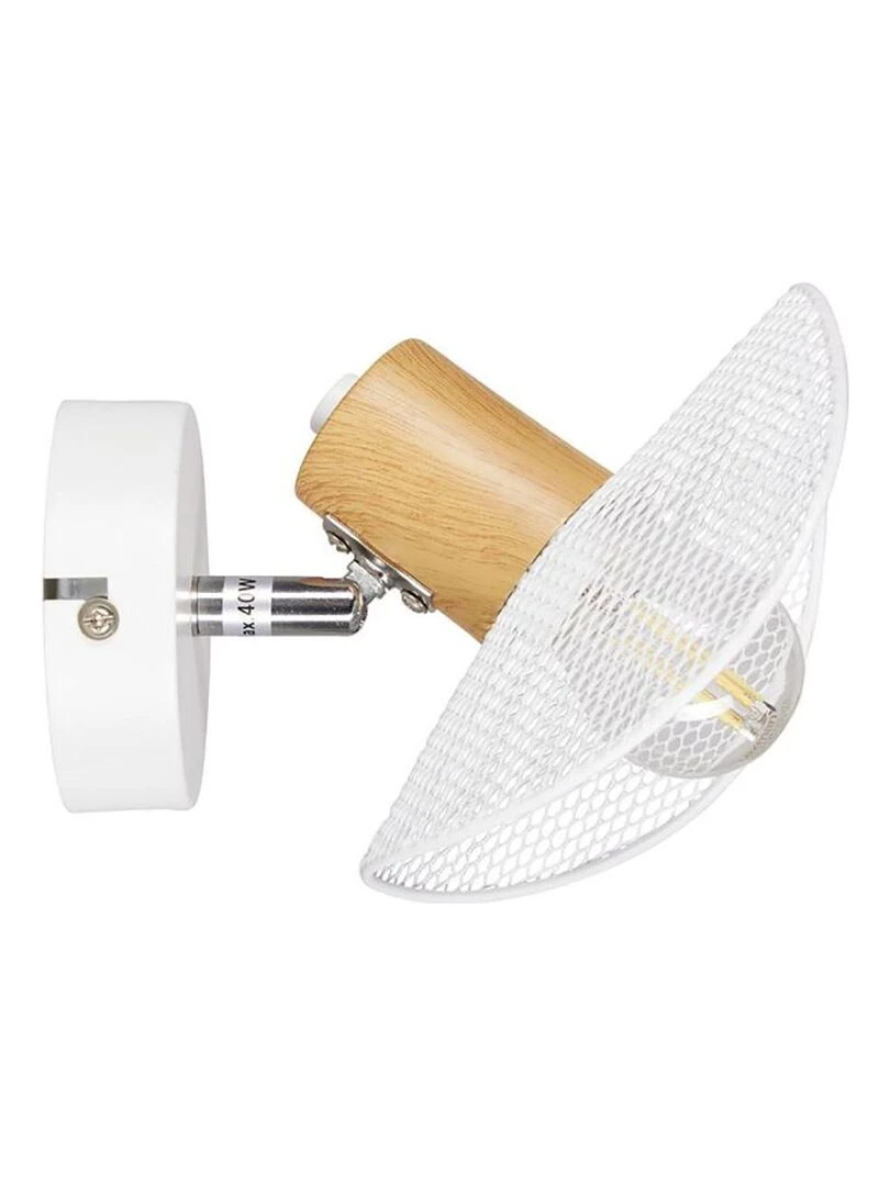 Applique spot orientable métal Hyde blanc   Blanc