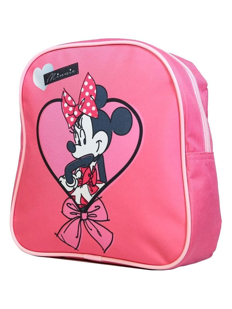 BAGTROTTER Sac à dos gouter maternelle Disney Minnie Rose Rose