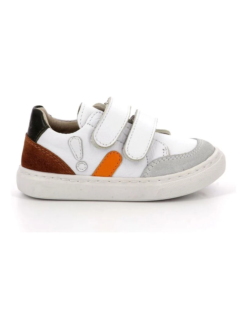 Sneakers basses Cuir Sneakratch Blanc