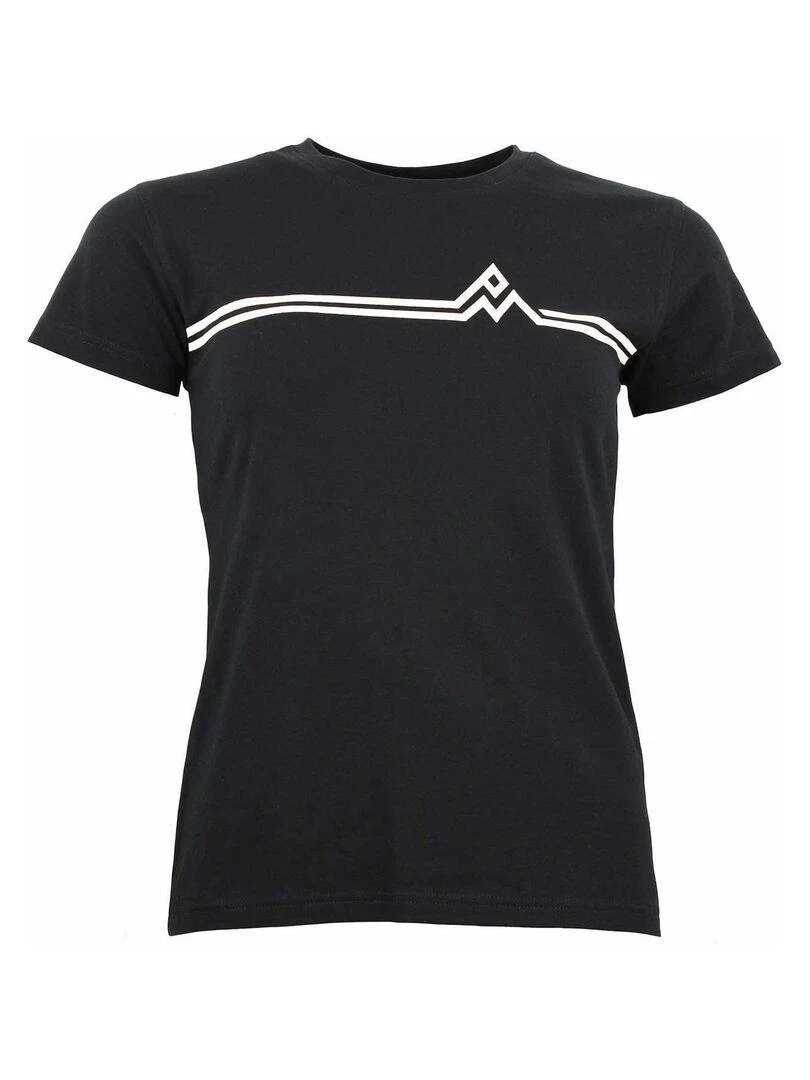 T shirt manches courtes femme AURELIE Noir Noir