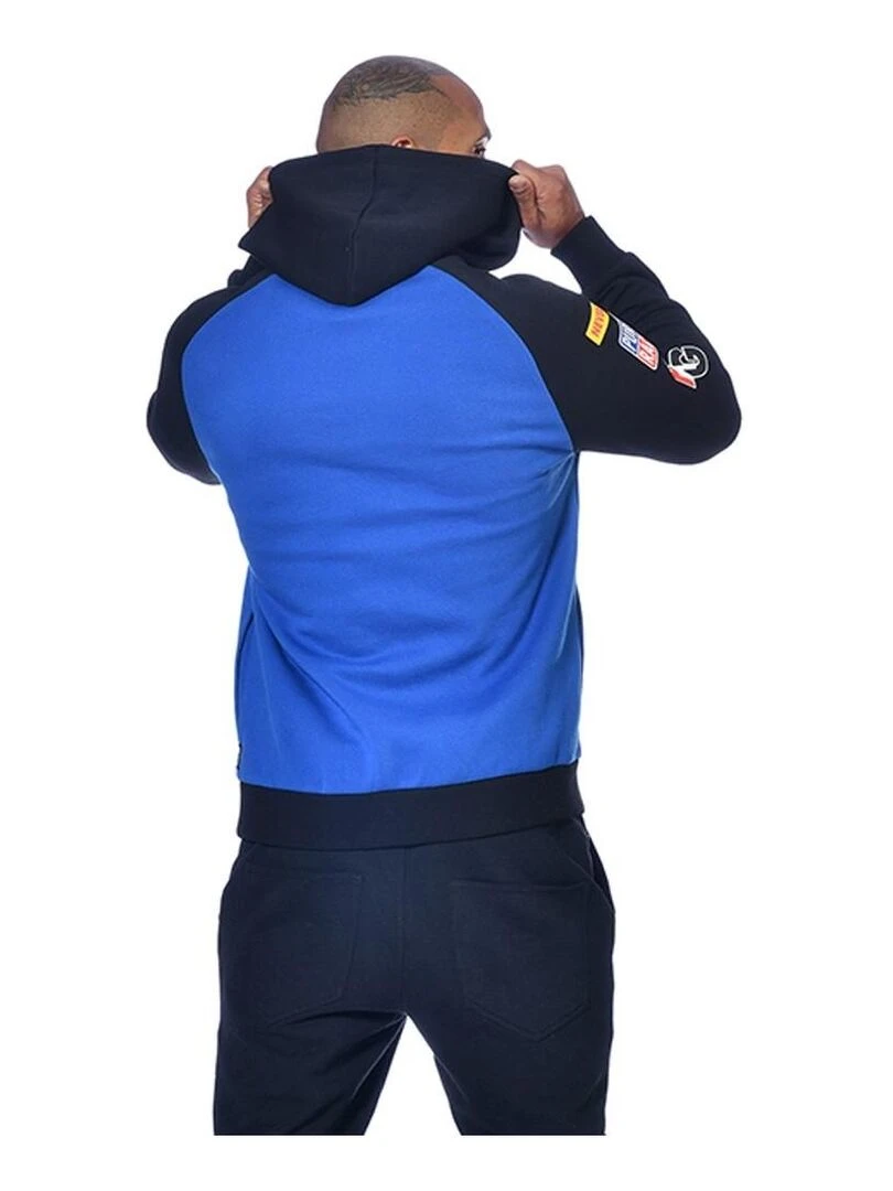 Sweat homme à capuche Collection Racing Freegun   Bleu