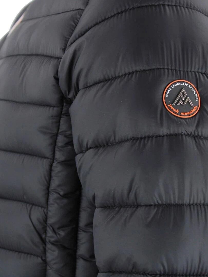 Doudoune fine à capuche homme CAEN   PEAK MOUNTAIN   Noir Noir