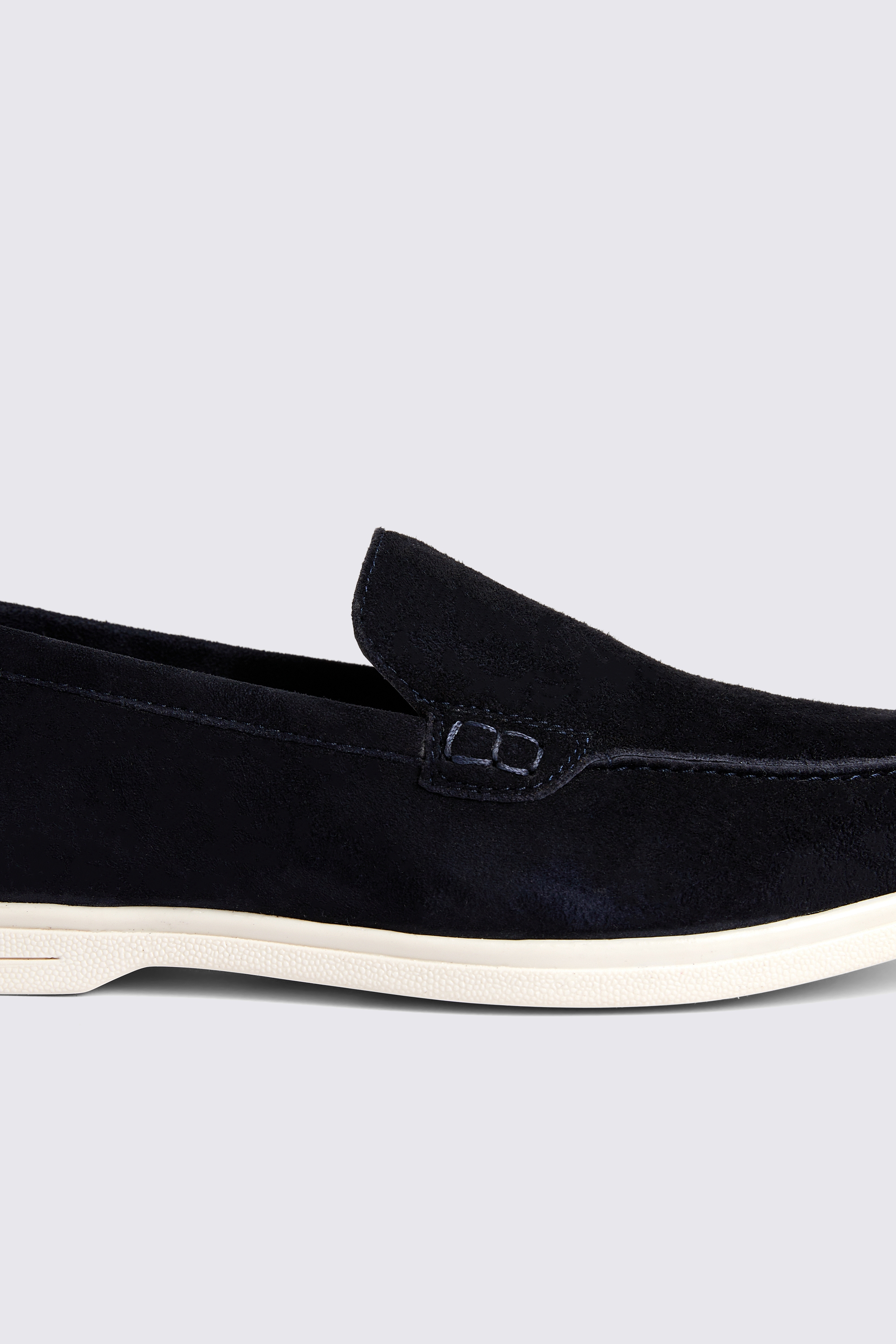 Lewisham Navy Suede Casual Loafers   Buy Online at Moss