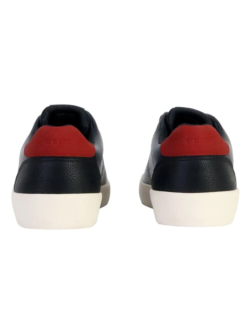 Basket Cuir Geox Affile*   Bleu