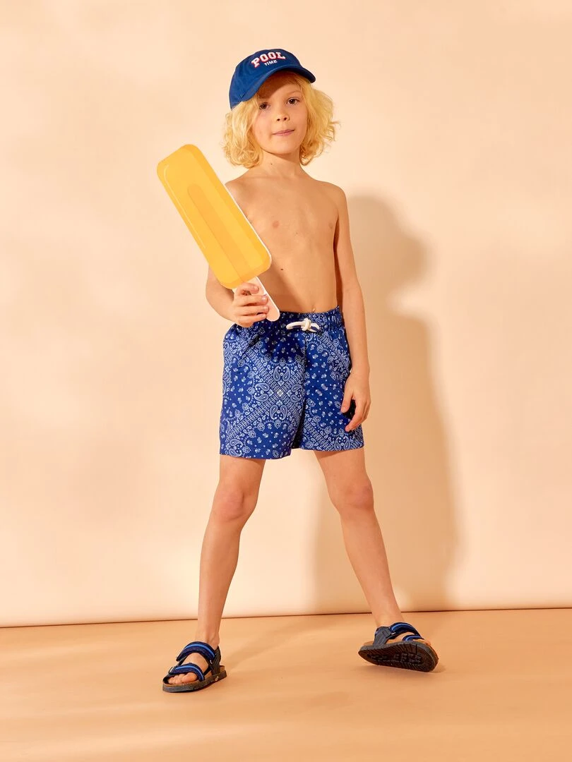 Casquette 'pool time'   Bleu marine