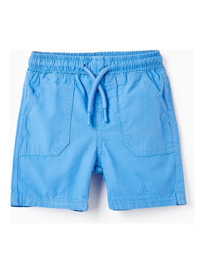 Short En Coton Pour Bébé Garçon Bleu foncé