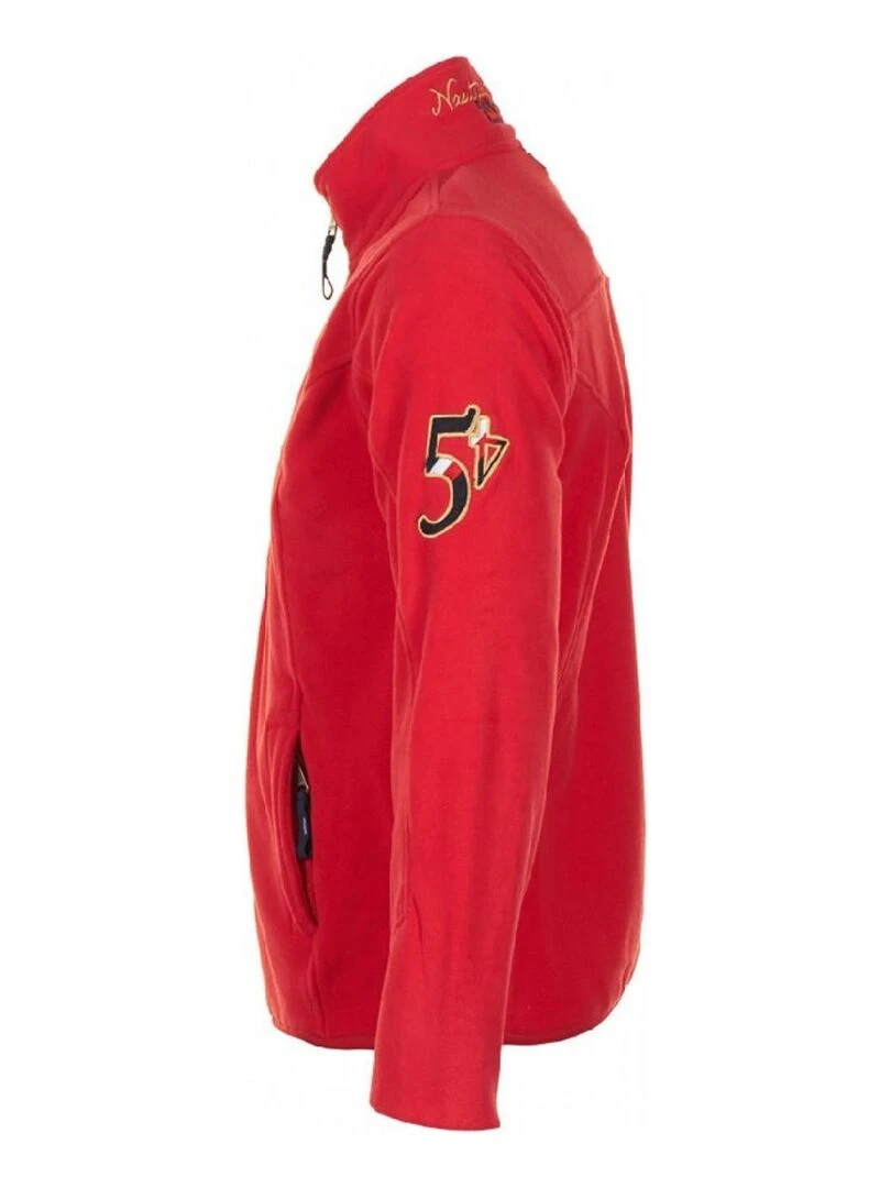 Blouson polaire garçon ECAUBIN   VENT DU CAP   Rouge