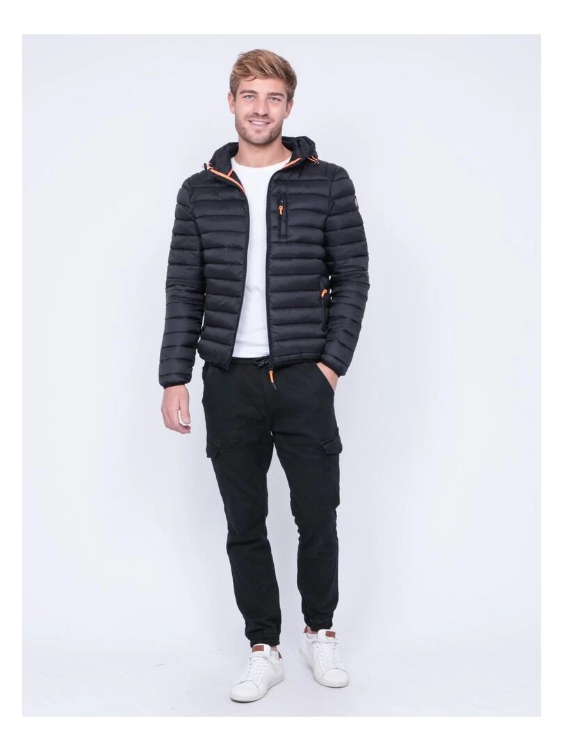 Doudoune légère capuche ZEGEL   Noir
