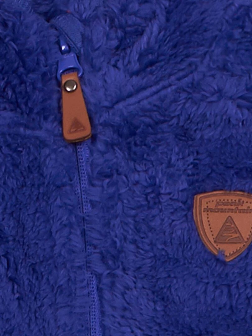 Blouson polaire fille GALANE   PEAK MOUNTAIN   Bleu