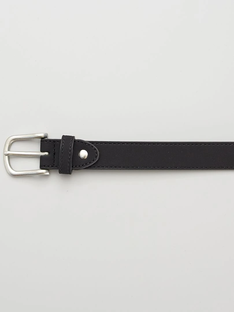 Ceinture simili toucher doux noir