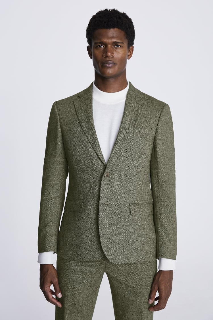 Slim Fit Light Grey Velvet Jacket    Buy Online at Moss
