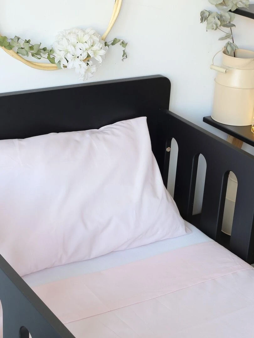 Taie d'oreiller pour bébé Rose