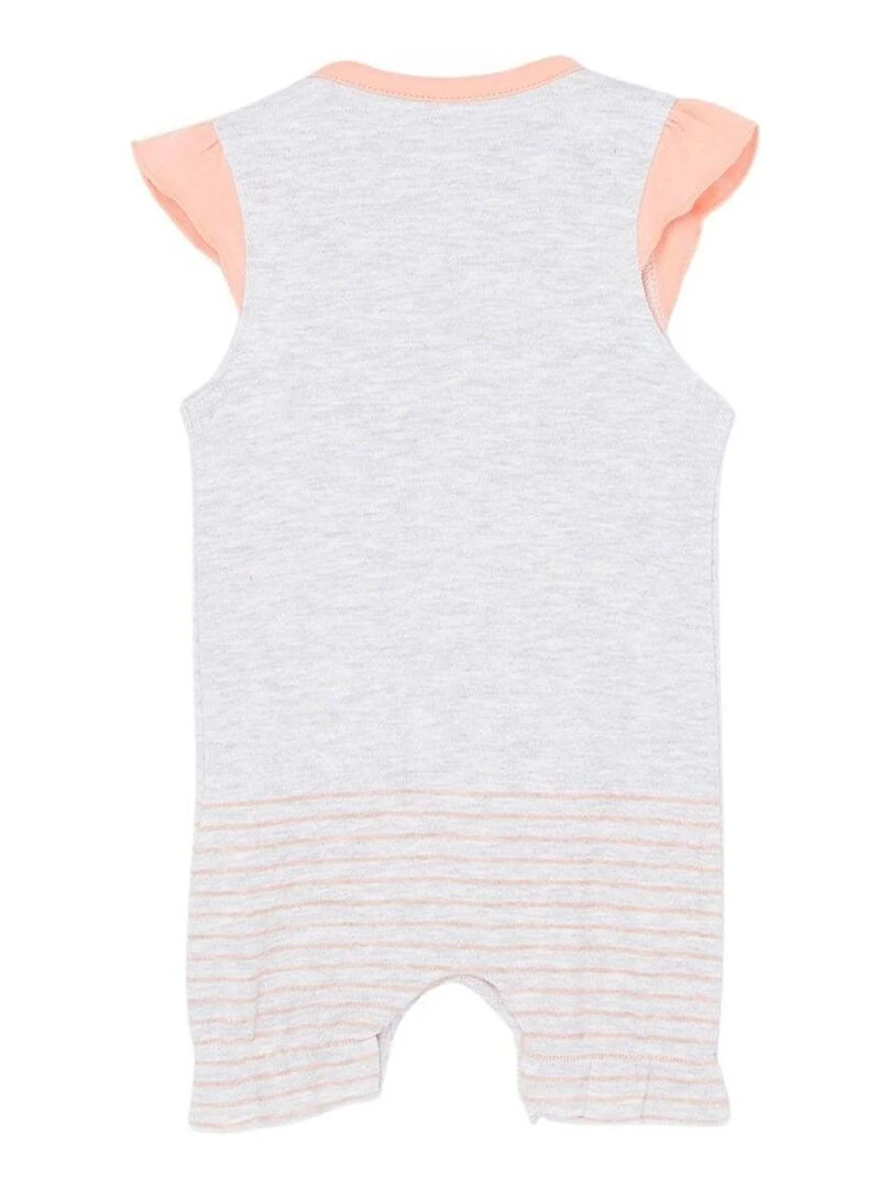 Disney Combishort bébé fille imprimé Winnie l'Ourson en coton Gris