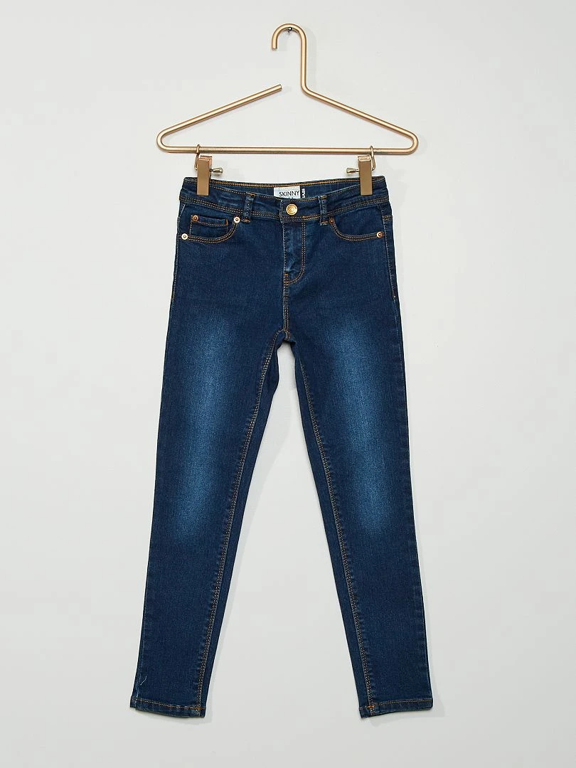 Jean skinny 5 poches Bleu brut